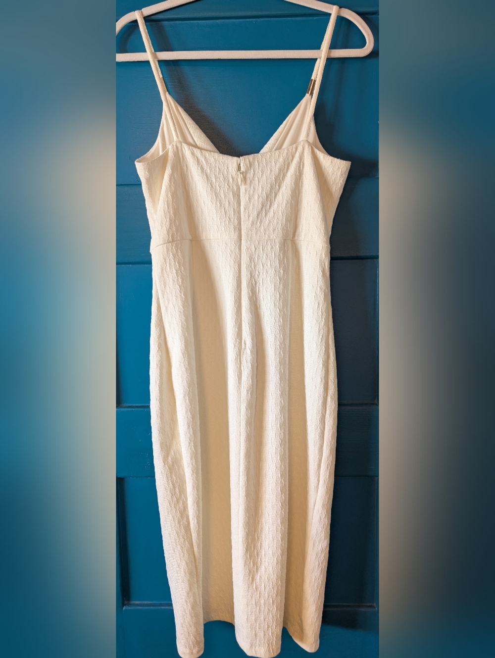 Guess White One-Shoulder Draped Bodycon Dress - Picture 6 of 8